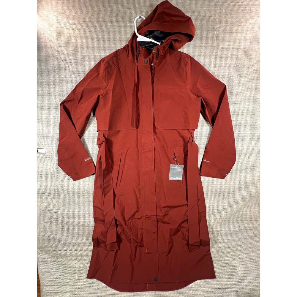 Eddie Bauer cloud cap sttetch Long Coat Brown Size M
